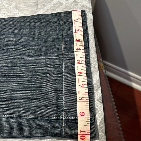 Tommy Hilfiger Jeans Women Size 28 Bootcut Fit Blue/Gray Flag - Picture 13 of 16